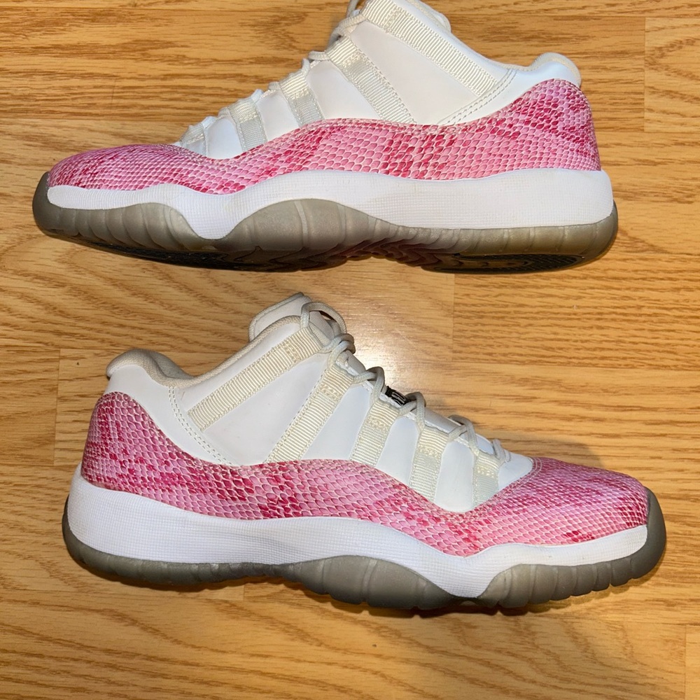 Pink Snakeskin Jordan 11s 2013 GS